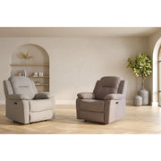 Recliner armchair LOWRI with electric mechanism, grey - kuva 9