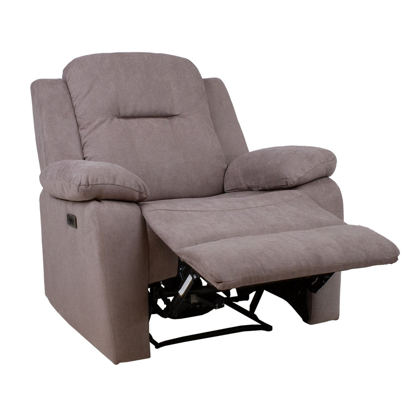 Recliner armchair LOWRI with electric mechanism, taupe - kuva 5