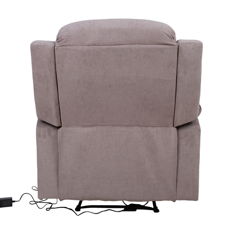 Recliner armchair LOWRI with electric mechanism, taupe - kuva 6