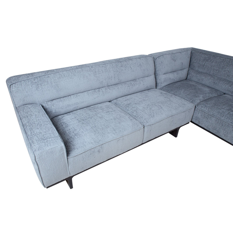 Corner sofa HASSO RC, silver grey - kuva 6