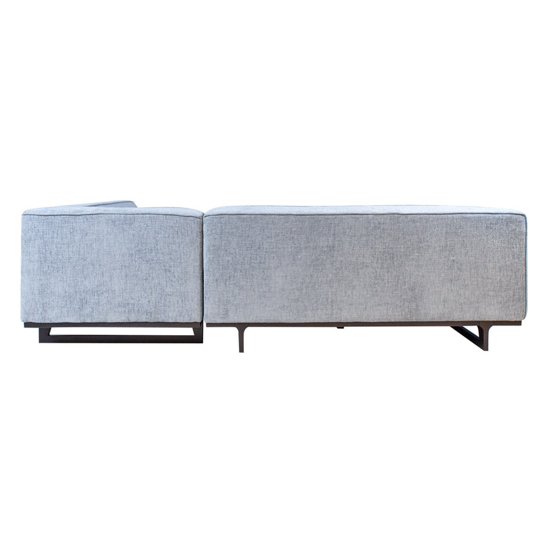Corner sofa HASSO RC, silver grey - kuva 7
