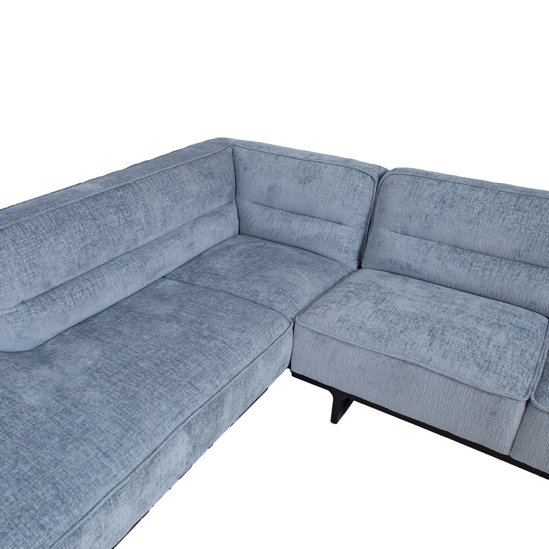 Corner sofa HASSO LC, silver grey - kuva 5