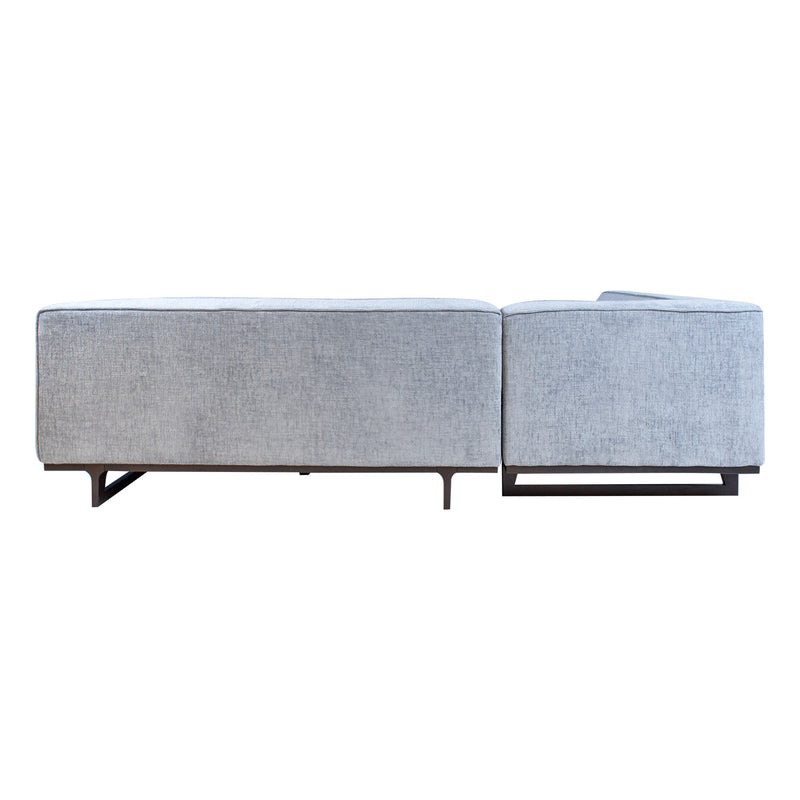 Corner sofa HASSO LC, silver grey - kuva 7