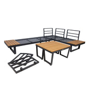Garden furniture set MALTA modular sofa, 2 tables - kuva 5