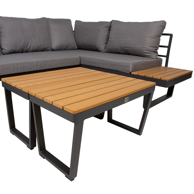 Garden furniture set MALTA modular sofa, 2 tables - kuva 7