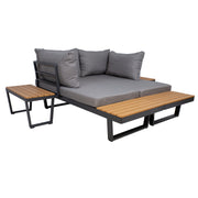 Garden furniture set MALTA modular sofa, 2 tables - kuva 9