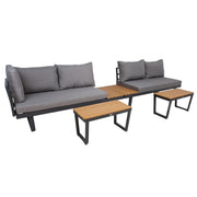 Garden furniture set MALTA modular sofa, 2 tables - kuva 10