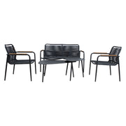 Garden furniture set NEBO 2 tables, bench and 2 chairs - kuva 3