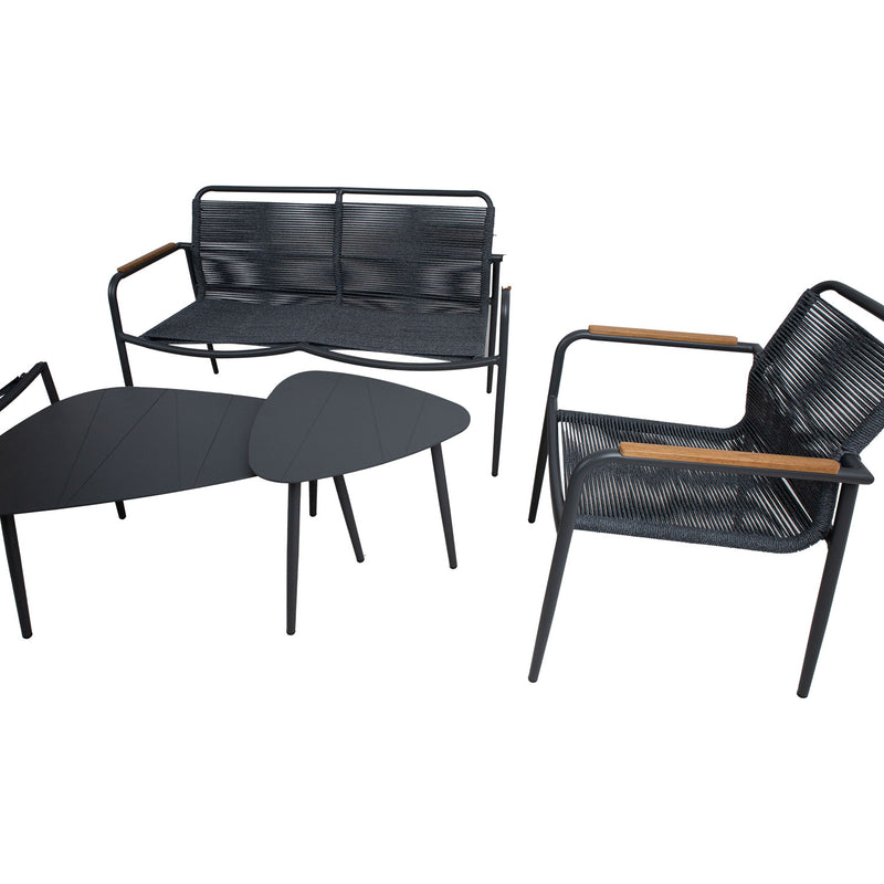 Garden furniture set NEBO 2 tables, bench and 2 chairs - kuva 4
