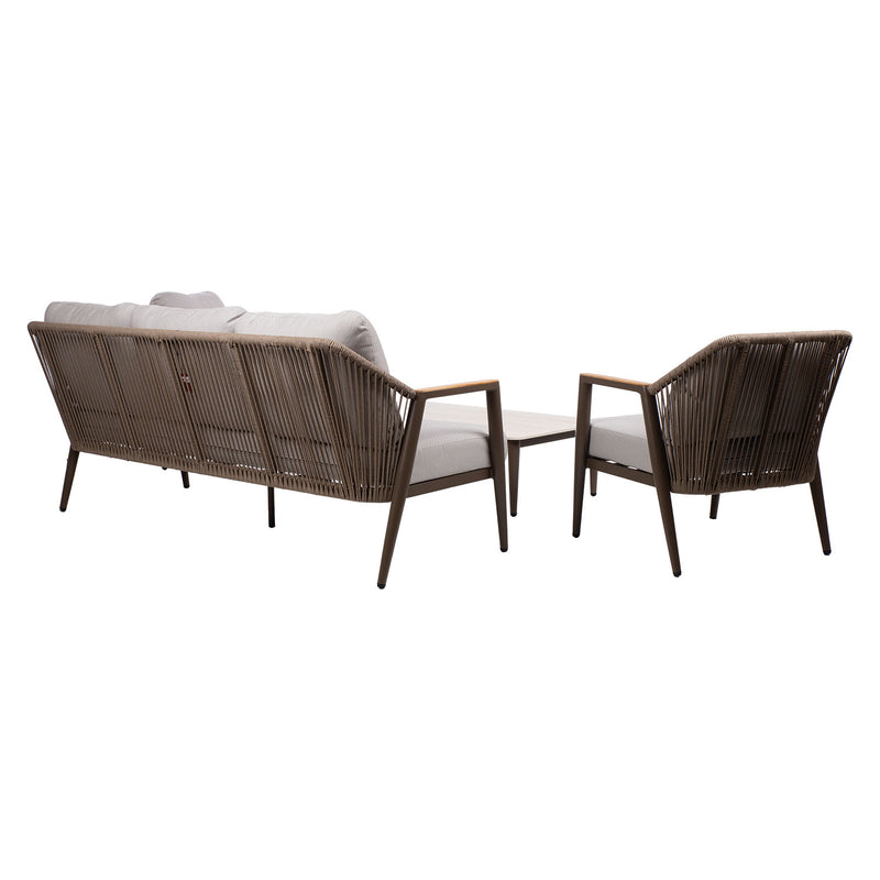 Garden furniture set DELIA table, sofa and 2 chairs - kuva 8