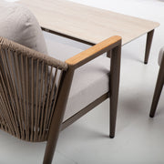 Garden furniture set DELIA table, sofa and 2 chairs - kuva 9