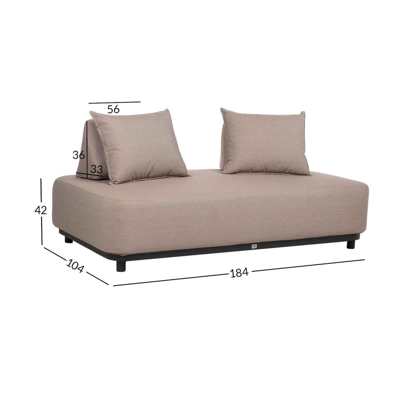 OLO Amore 2-istuttava sohva, beige
