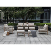 Garden furniture set MEDINA 6-parts, beige - kuva 8