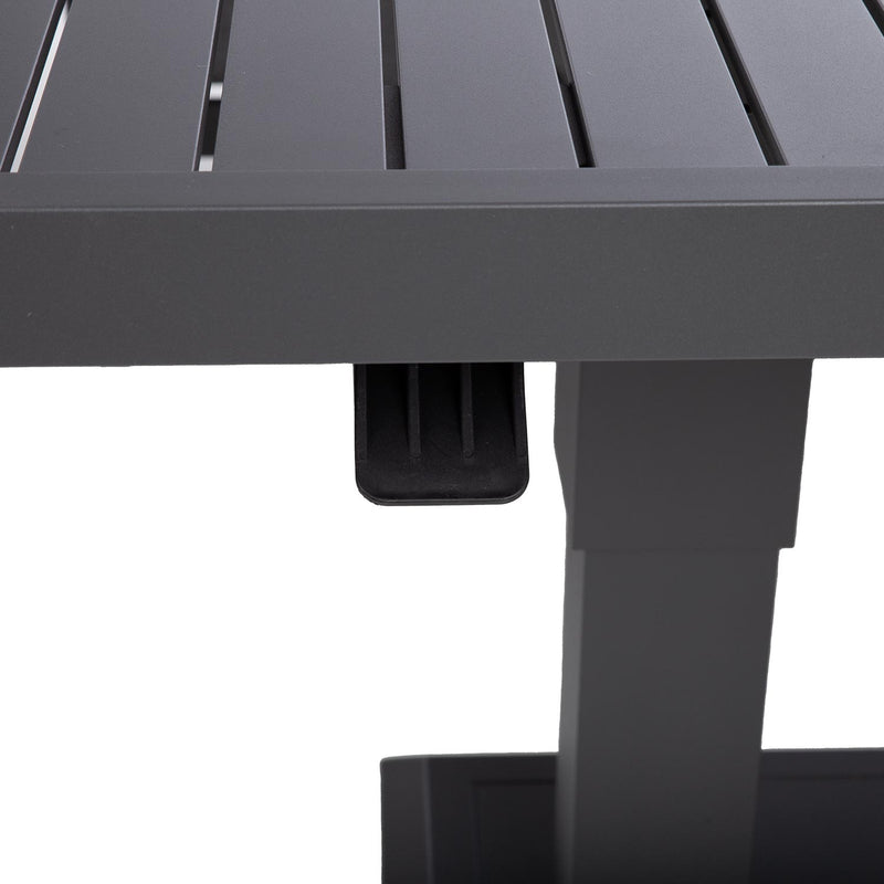 Garden furniture set BRISTOL table, sofa and 2 chairs, grey - kuva 6
