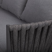 Garden furniture set BRISTOL corner sofa and table, grey - kuva 6