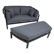 Sofa TOMSON with canopy, dark grey - kuva 5