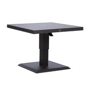 Table TOMSON 85x85xH52-75cm, dark grey - 25170