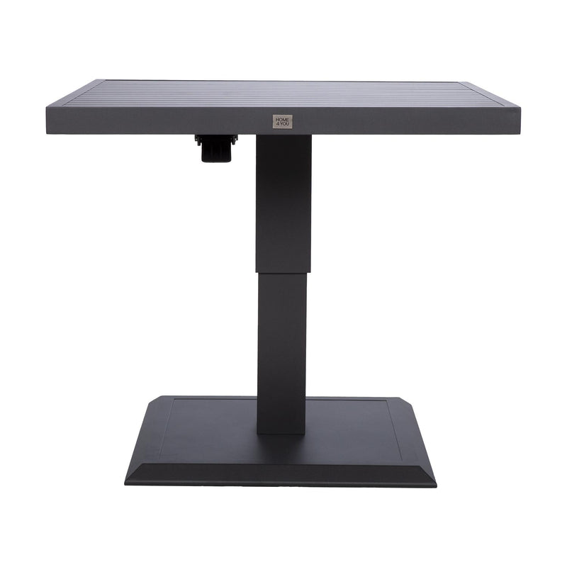 Table TOMSON 85x85xH52-75cm, dark grey - kuva 3