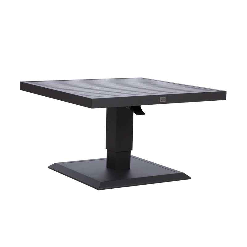 Table TOMSON 85x85xH52-75cm, dark grey - kuva 6
