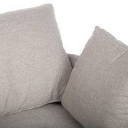 Armchair FLUFFY swivel 110x105xH65/86cm, light grey - kuva 7