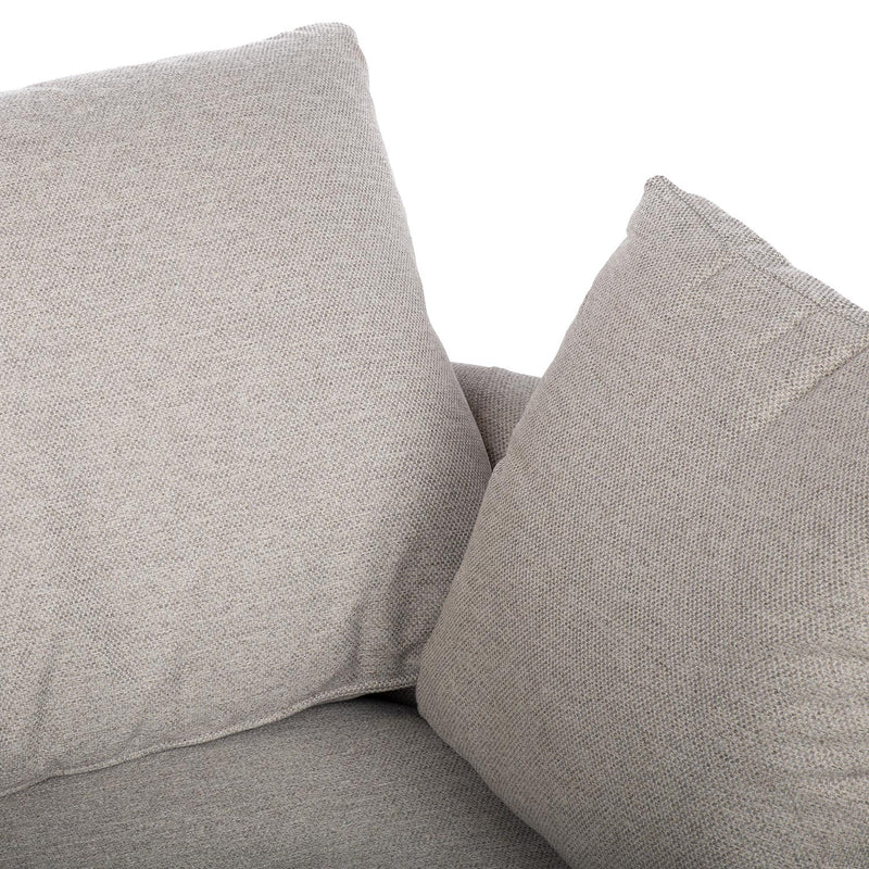 Armchair FLUFFY swivel 110x105xH65/86cm, light grey - kuva 7