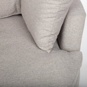 Armchair FLUFFY swivel 110x105xH65/86cm, light grey - kuva 10