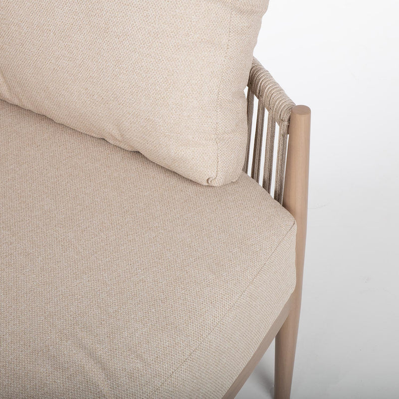 Sofa MEDINA 163,5x135xH71,5cm, beige - kuva 6