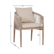 Medina puutarhatuoli, beige
