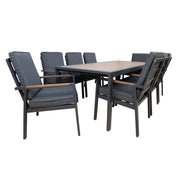 Garden furniture set PARKER table and 8 chairs - kuva 5