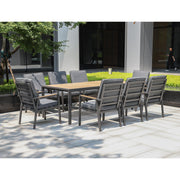 Garden furniture set PARKER table and 8 chairs - kuva 6