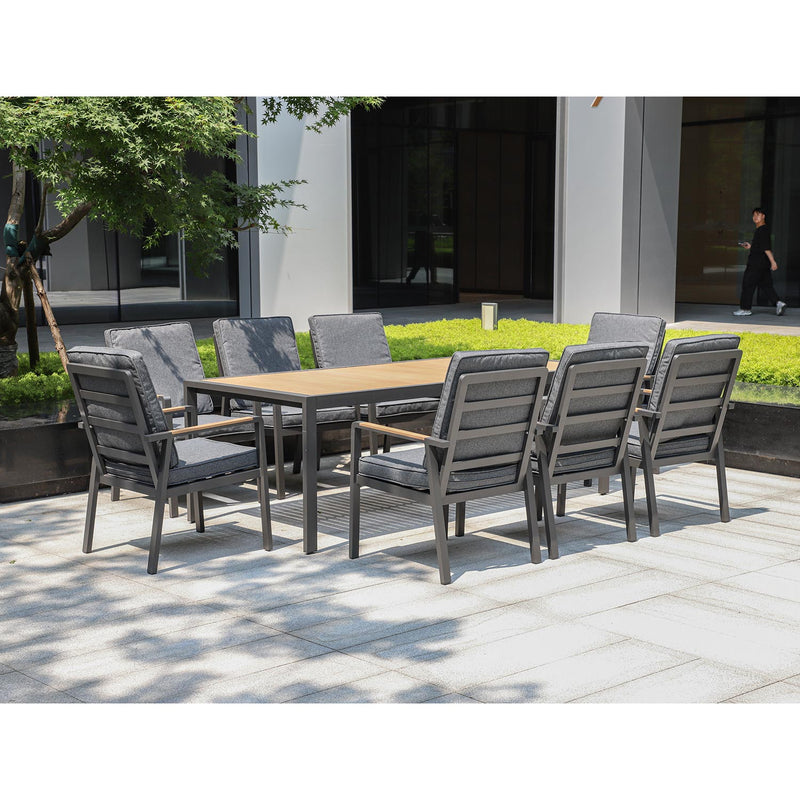 Garden furniture set PARKER table and 8 chairs - kuva 6