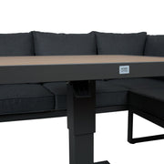 Garden furniture set PARKER 4-parts, grey - kuva 7