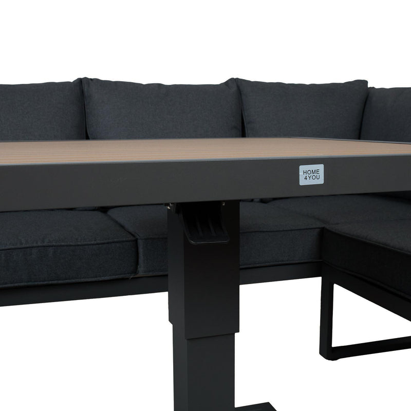 Garden furniture set PARKER 4-parts, grey - kuva 7