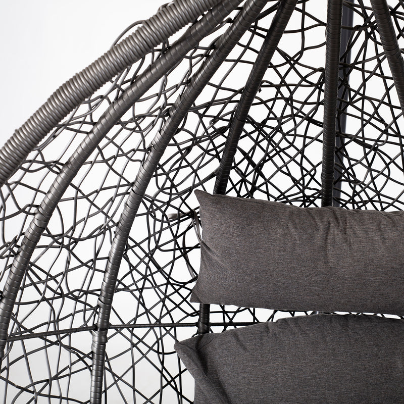 Hanging chair DROPLET dark grey - kuva 5