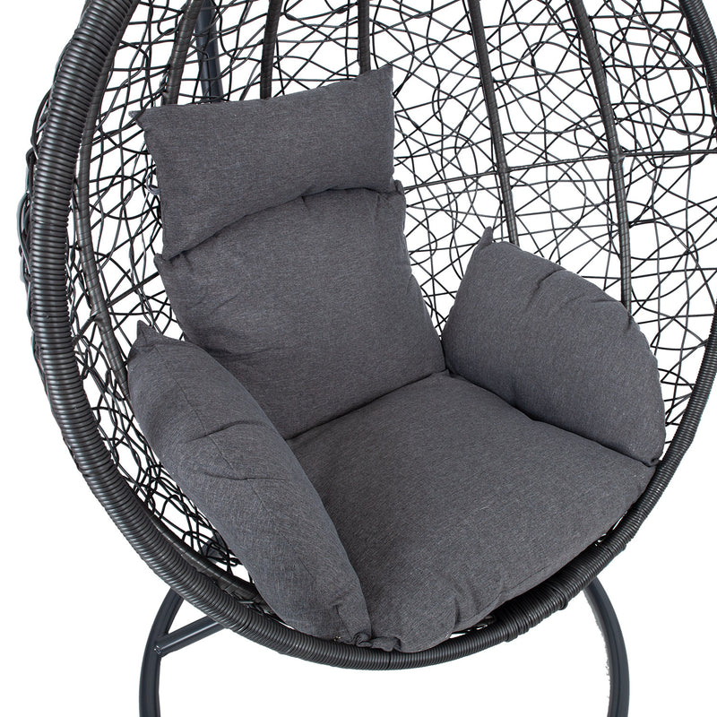 Hanging chair DROPLET dark grey - kuva 7