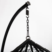 Hanging chair DROPLET black - kuva 4