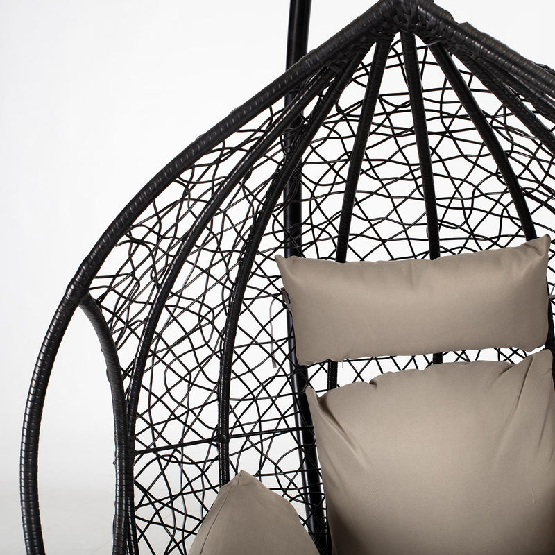 Hanging chair DROPLET black - kuva 5