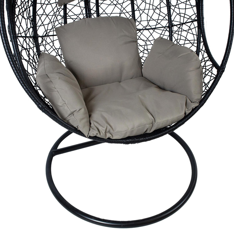 Hanging chair DROPLET black - kuva 7
