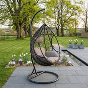 Hanging chair DROPLET black - kuva 8