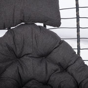 Hanging chair GRANVIN 90x114xH186cm, dark grey - kuva 7