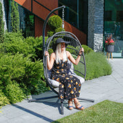Hanging chair YOYO grey - kuva 9