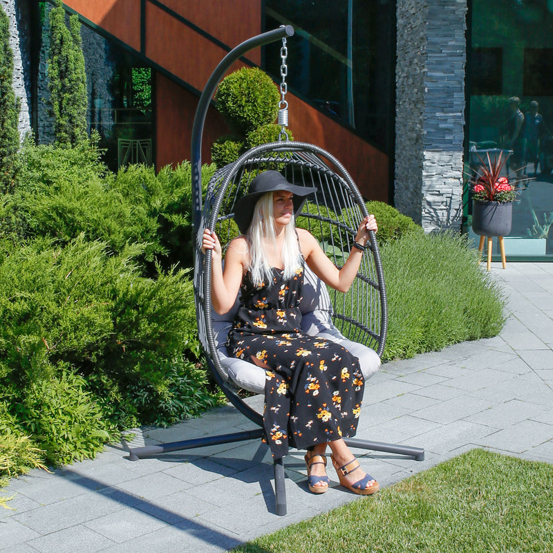 Hanging chair YOYO grey - kuva 9