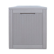 Storage box SAYA 122x54,5x63cm/380L, grey plastic - kuva 5
