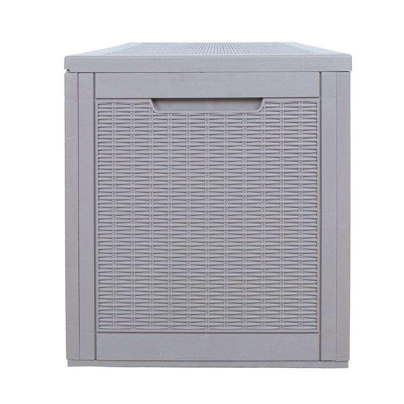 Storage box SAYA 122x54,5x63cm/380L, grey plastic - kuva 5