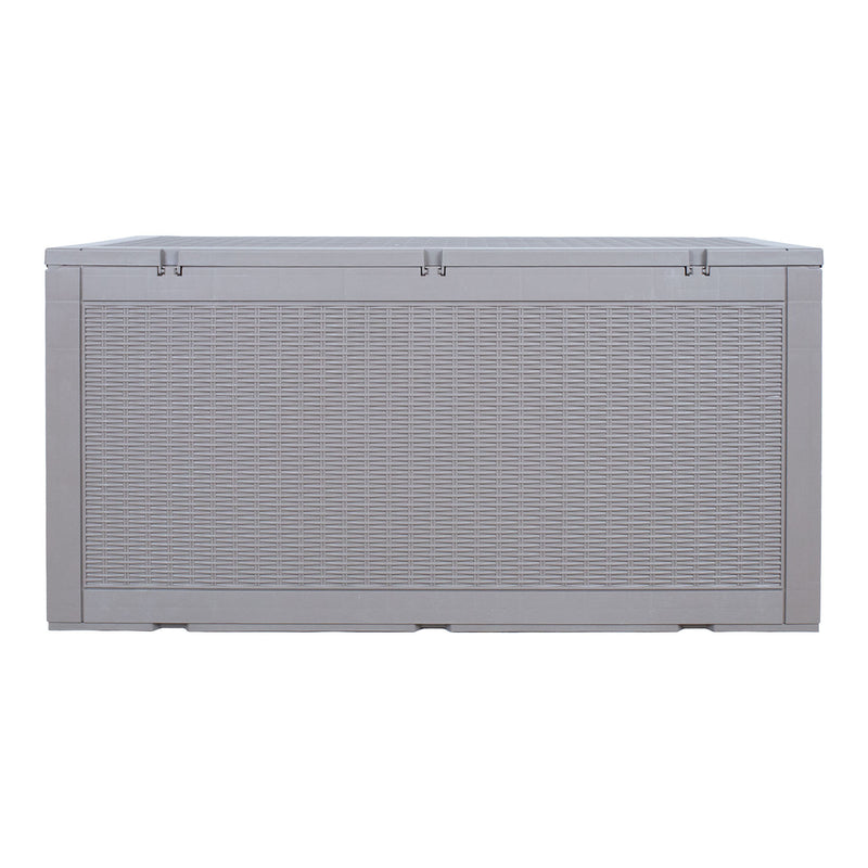 Storage box SAYA 122x54,5x63cm/380L, grey plastic - kuva 6