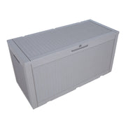 Storage box SAYA 122x54,5x63cm/380L, grey plastic - kuva 7