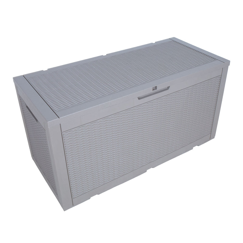 Storage box SAYA 122x54,5x63cm/380L, grey plastic - kuva 7