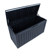 Storage box BOMM 117,5x47,5xH59cm/300L, black plastic - kuva 5