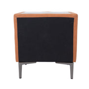 Night stand LENA 50,5x41xH54cm, cognac brown - kuva 6
