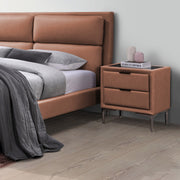 Night stand LENA 50,5x41xH54cm, cognac brown - kuva 8